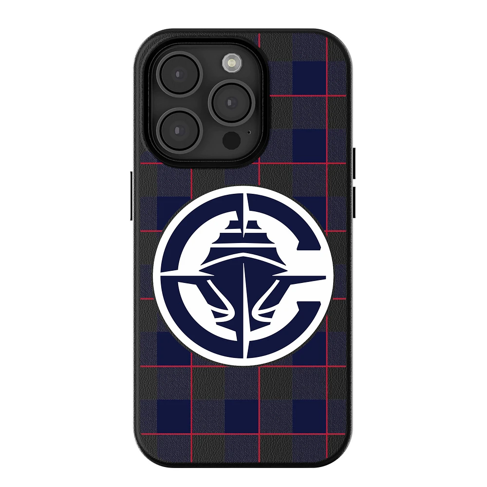 Keyscaper LA Clippers Plaid Magnetic Bump iPhone Case