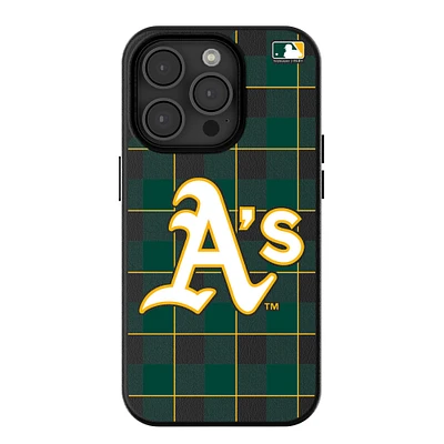 Keyscaper Athletics Plaid Magnetic Bump iPhone Case