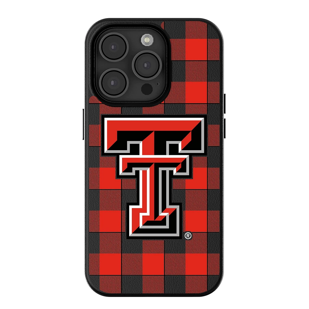 Keyscaper Texas Tech Red Raiders Plaid Magnetic Bump iPhone Case