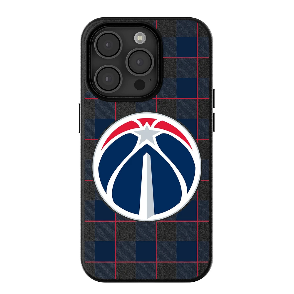Keyscaper Washington Wizards Plaid Magnetic Bump iPhone Case