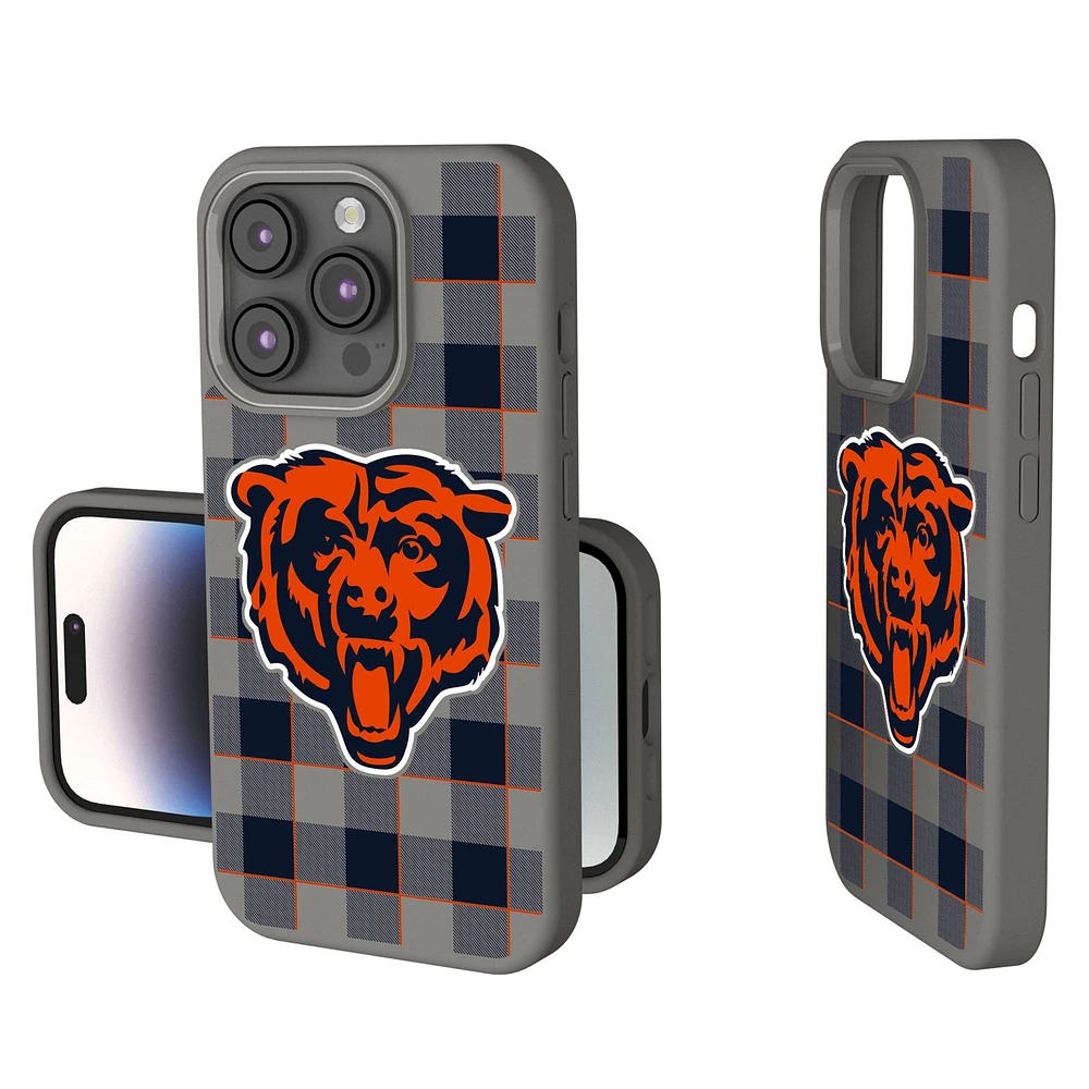 Keyscaper Chicago Bears Plaid Soft Touch iPhone Case