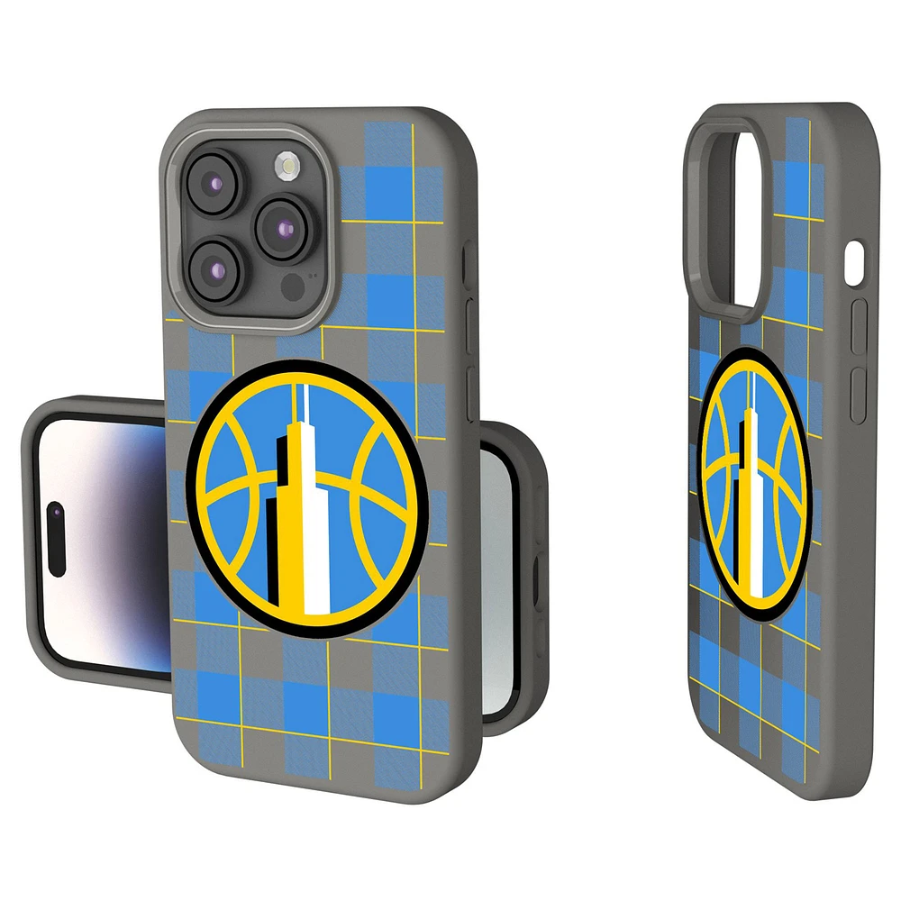 Keyscaper Chicago Sky Plaid Soft Touch iPhone Case