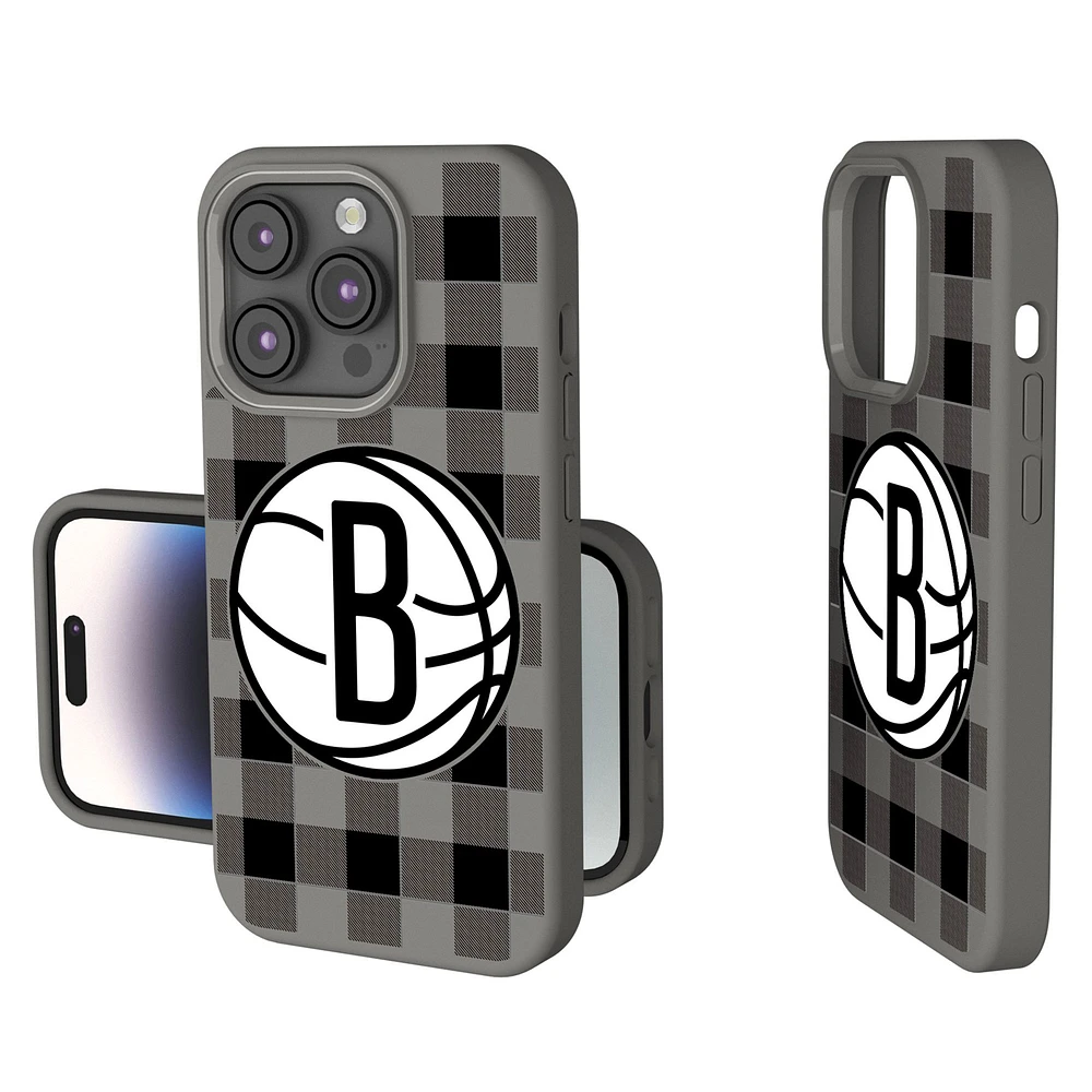 Keyscaper Brooklyn Nets Plaid Soft Touch iPhone Case
