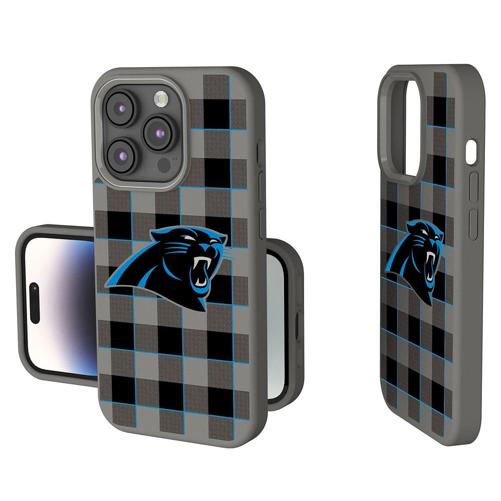 Keyscaper Carolina Panthers Plaid Soft Touch iPhone Case