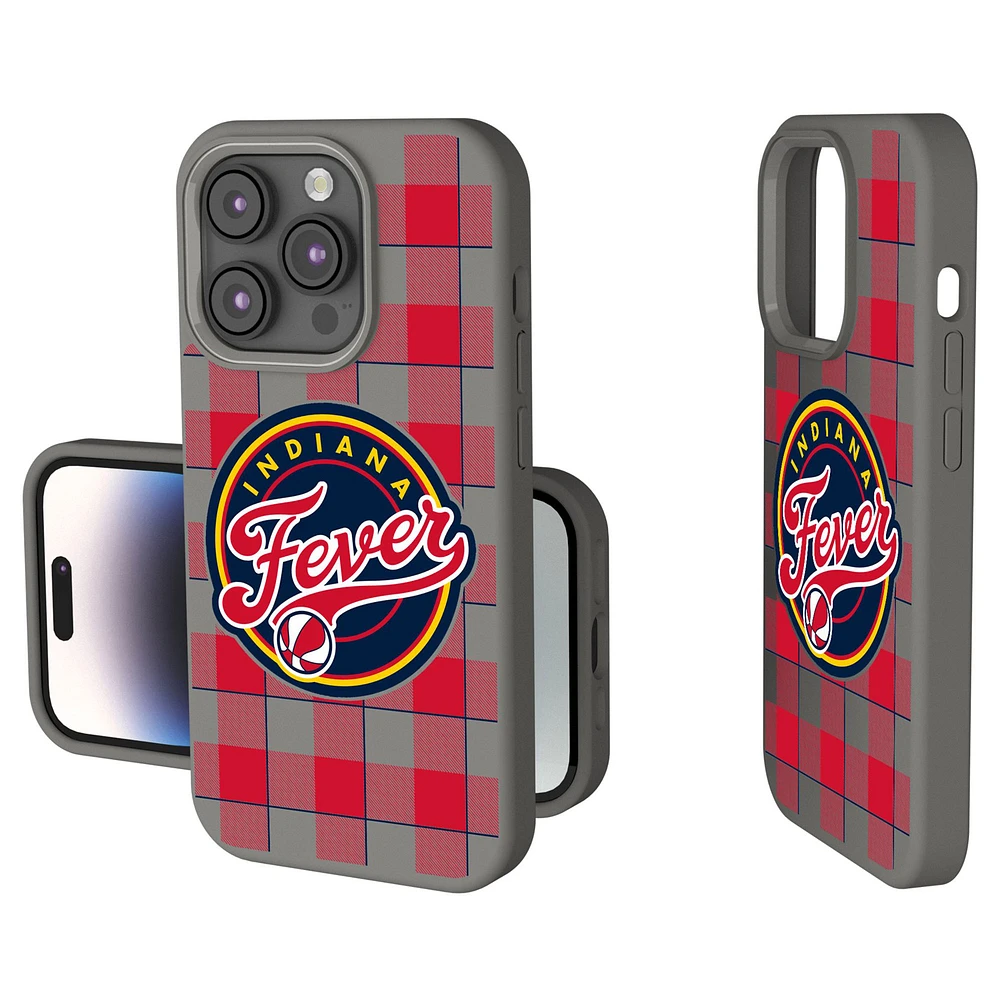 Keyscaper Indiana Fever Plaid Soft Touch iPhone Case