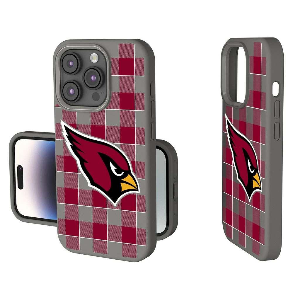 Keyscaper Arizona Cardinals Plaid Soft Touch iPhone Case