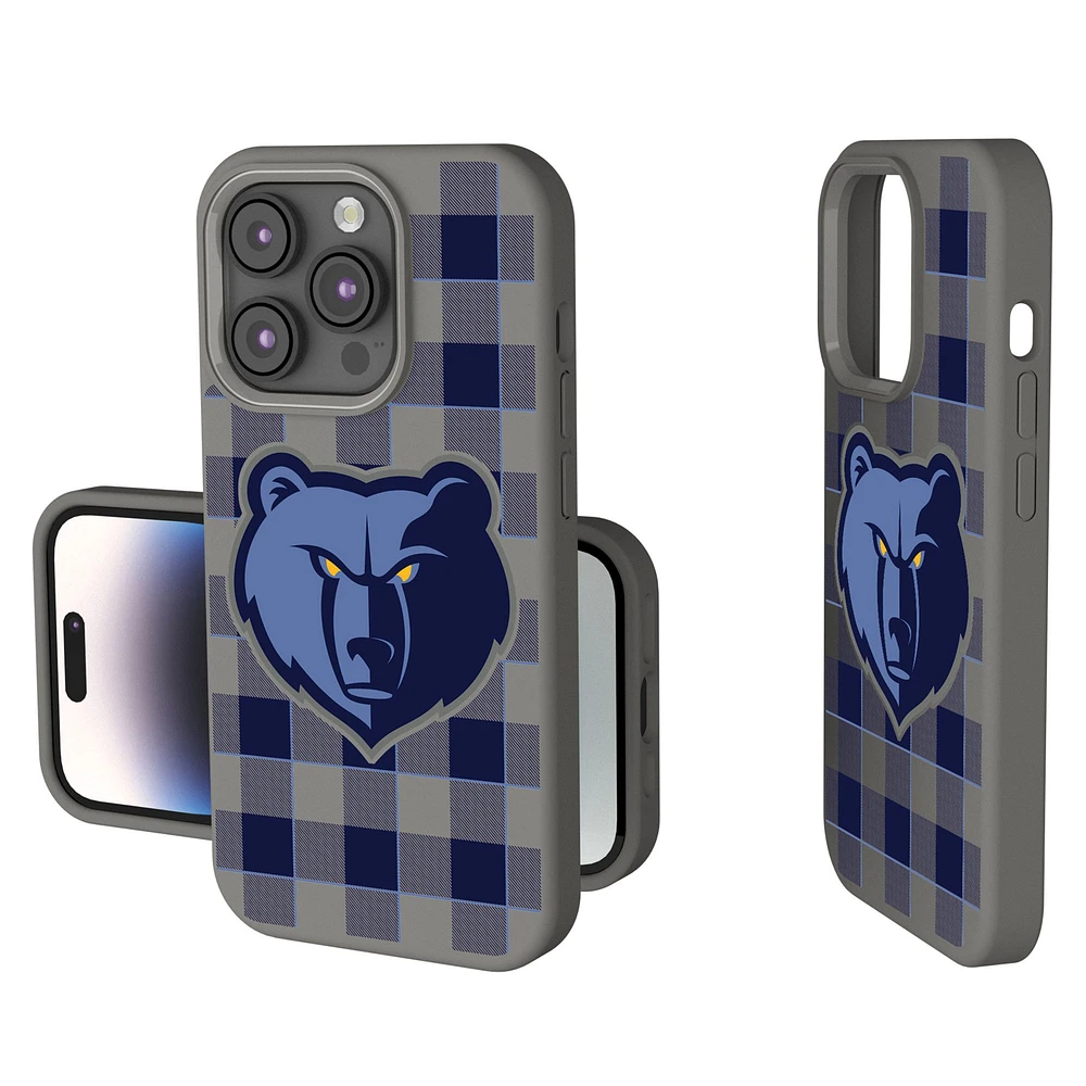 Keyscaper Memphis Grizzlies Plaid Soft Touch iPhone Case