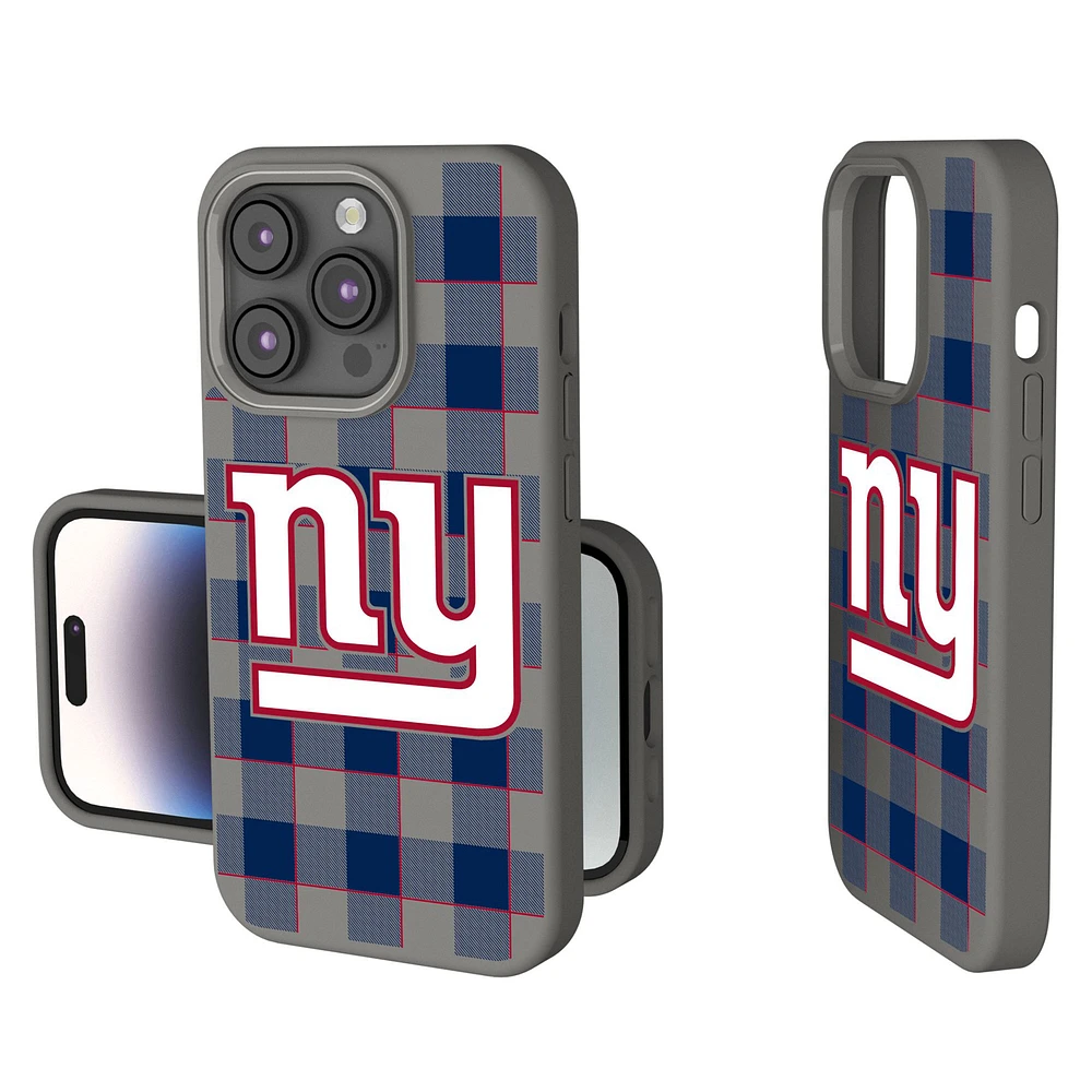 Keyscaper New York Giants Plaid Soft Touch iPhone Case