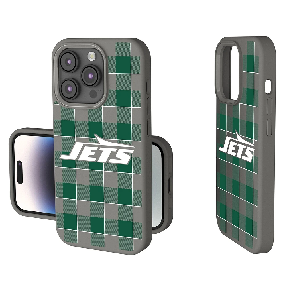 Keyscaper New York Jets Plaid Soft Touch iPhone Case