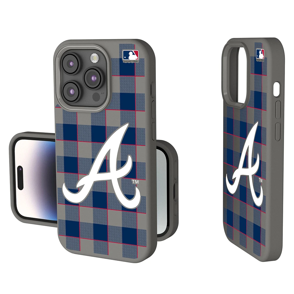 Keyscaper Atlanta Braves Plaid Soft Touch iPhone Case