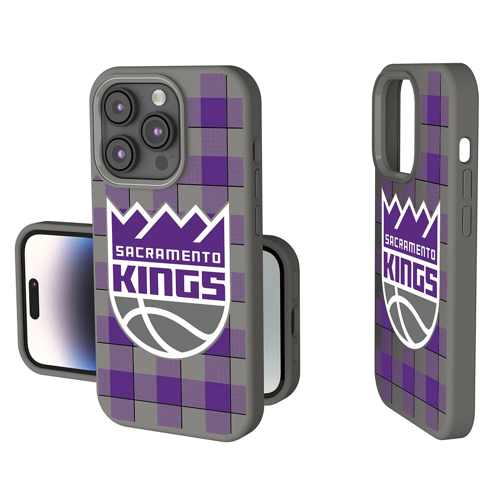 Keyscaper Sacramento Kings Plaid Soft Touch iPhone Case