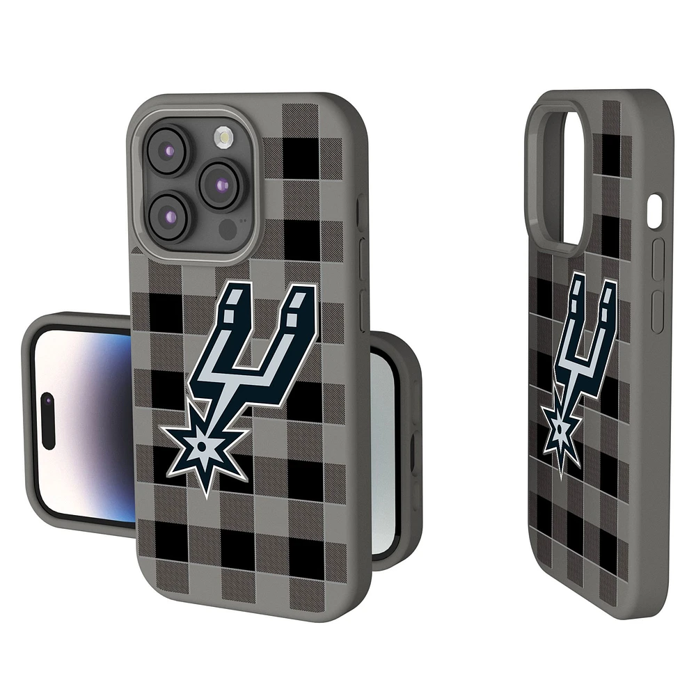 Keyscaper San Antonio Spurs Plaid Soft Touch iPhone Case
