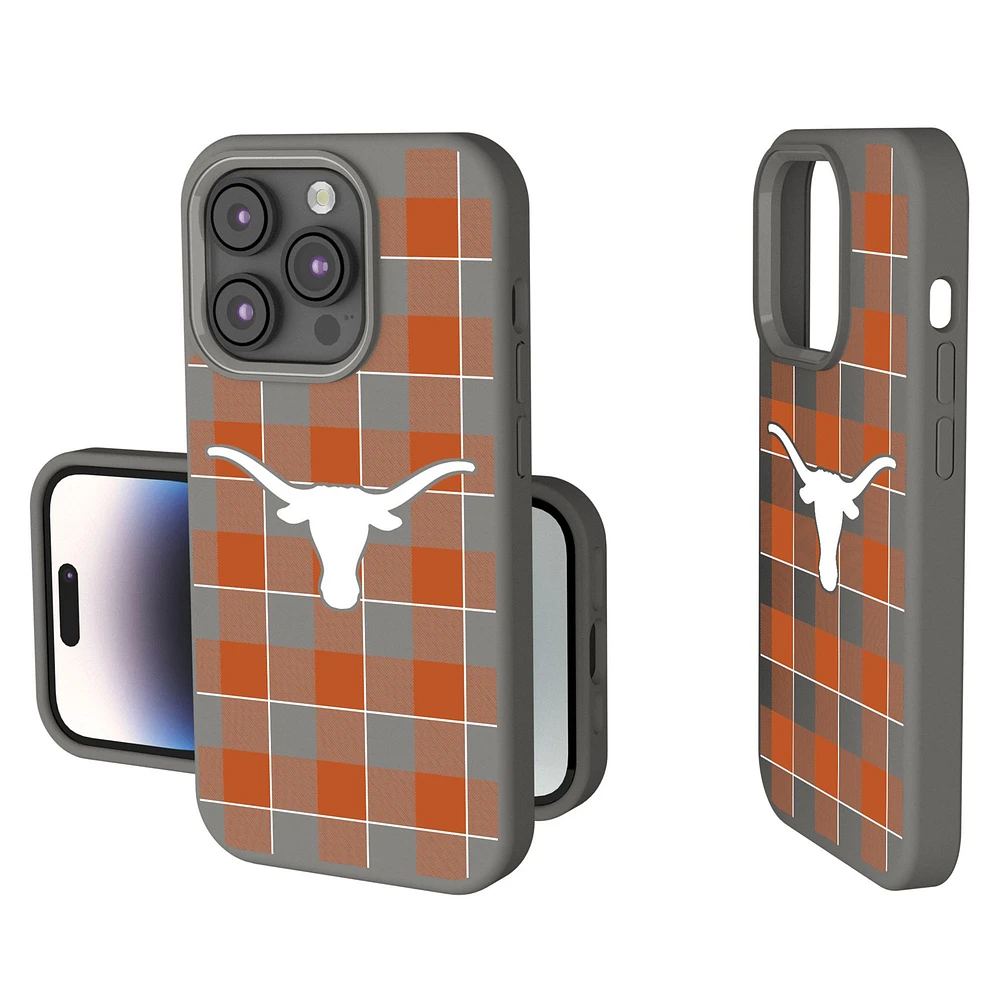 Keyscaper Texas Longhorns Plaid Soft Touch iPhone Case