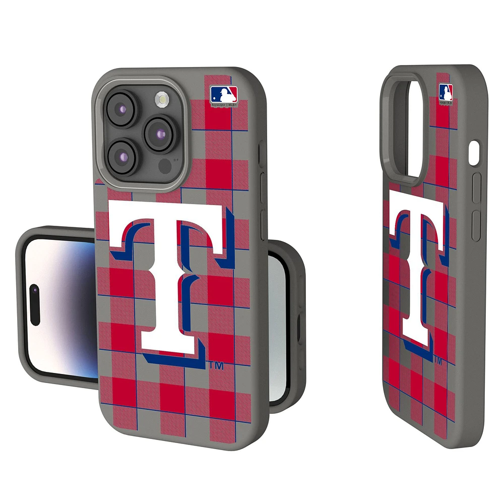 Keyscaper Texas Rangers Plaid Soft Touch iPhone Case