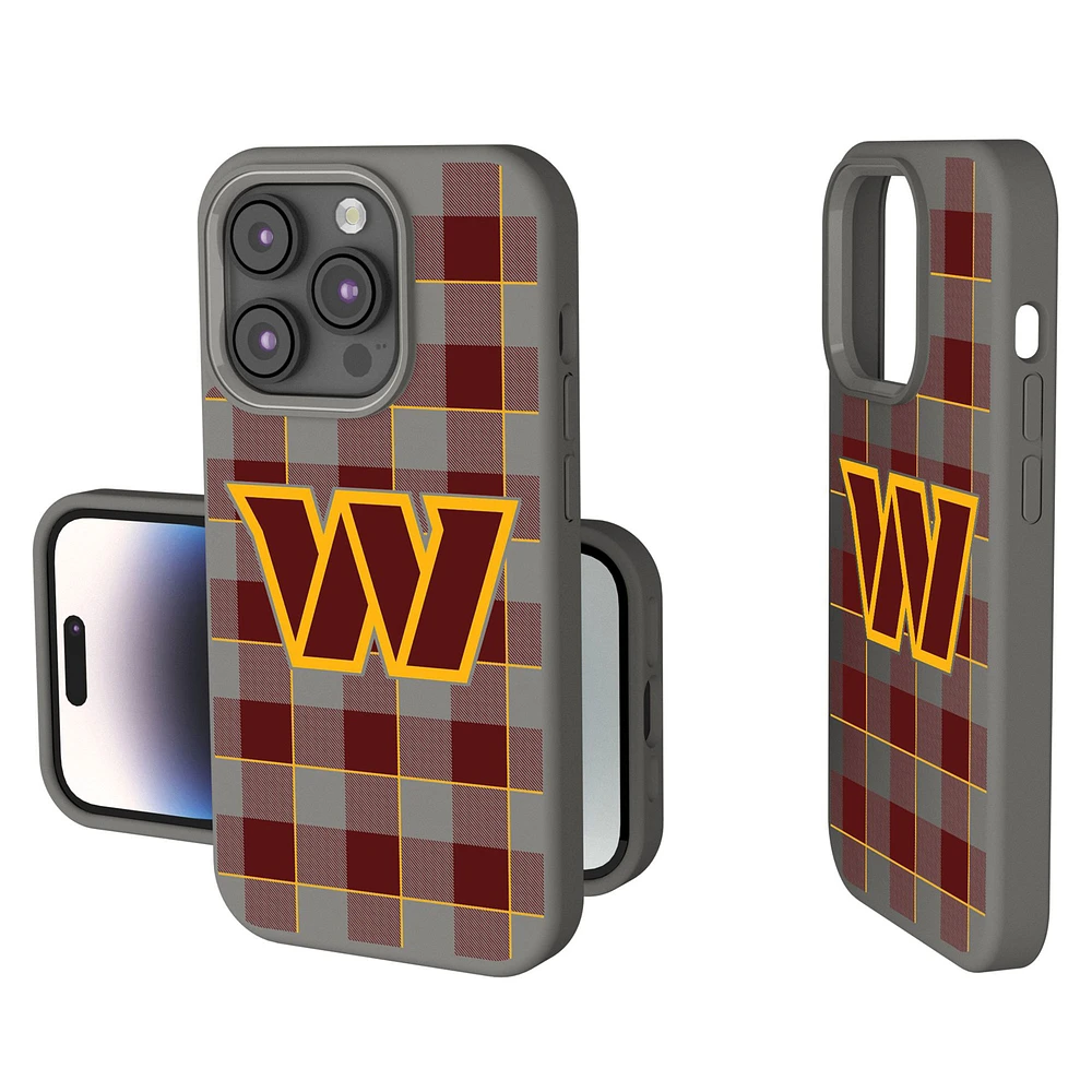 Keyscaper Washington Commanders Plaid Soft Touch iPhone Case