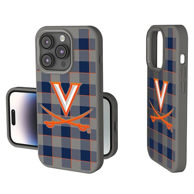 Keyscaper Virginia Cavaliers Plaid Soft Touch iPhone Case