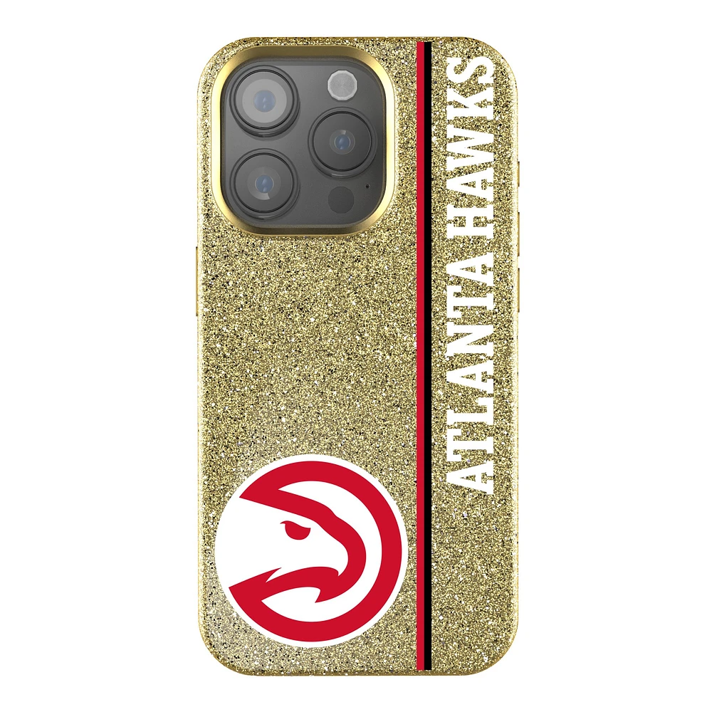 Keyscaper Atlanta Hawks Sidebar Gold Bling iPhone Case