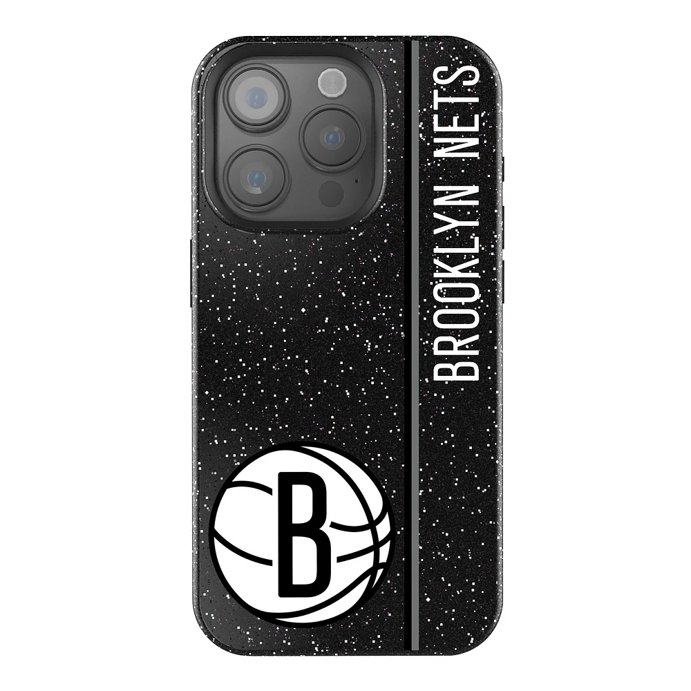 Keyscaper Brooklyn Nets Sidebar Black Bling iPhone Case