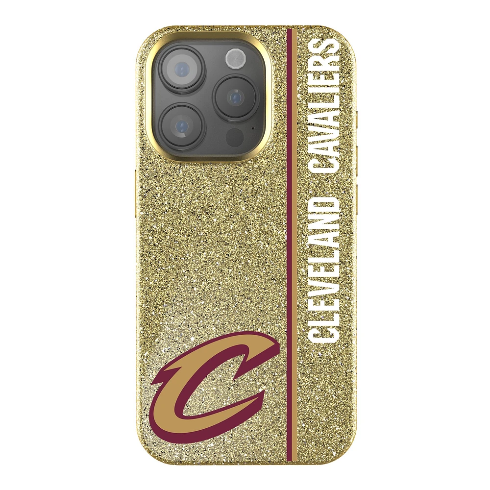 Keyscaper Cleveland Cavaliers Sidebar Gold Bling iPhone Case
