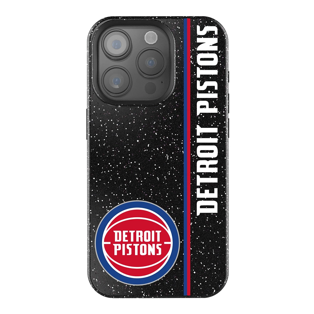 Keyscaper Detroit Pistons Sidebar Black Bling iPhone Case
