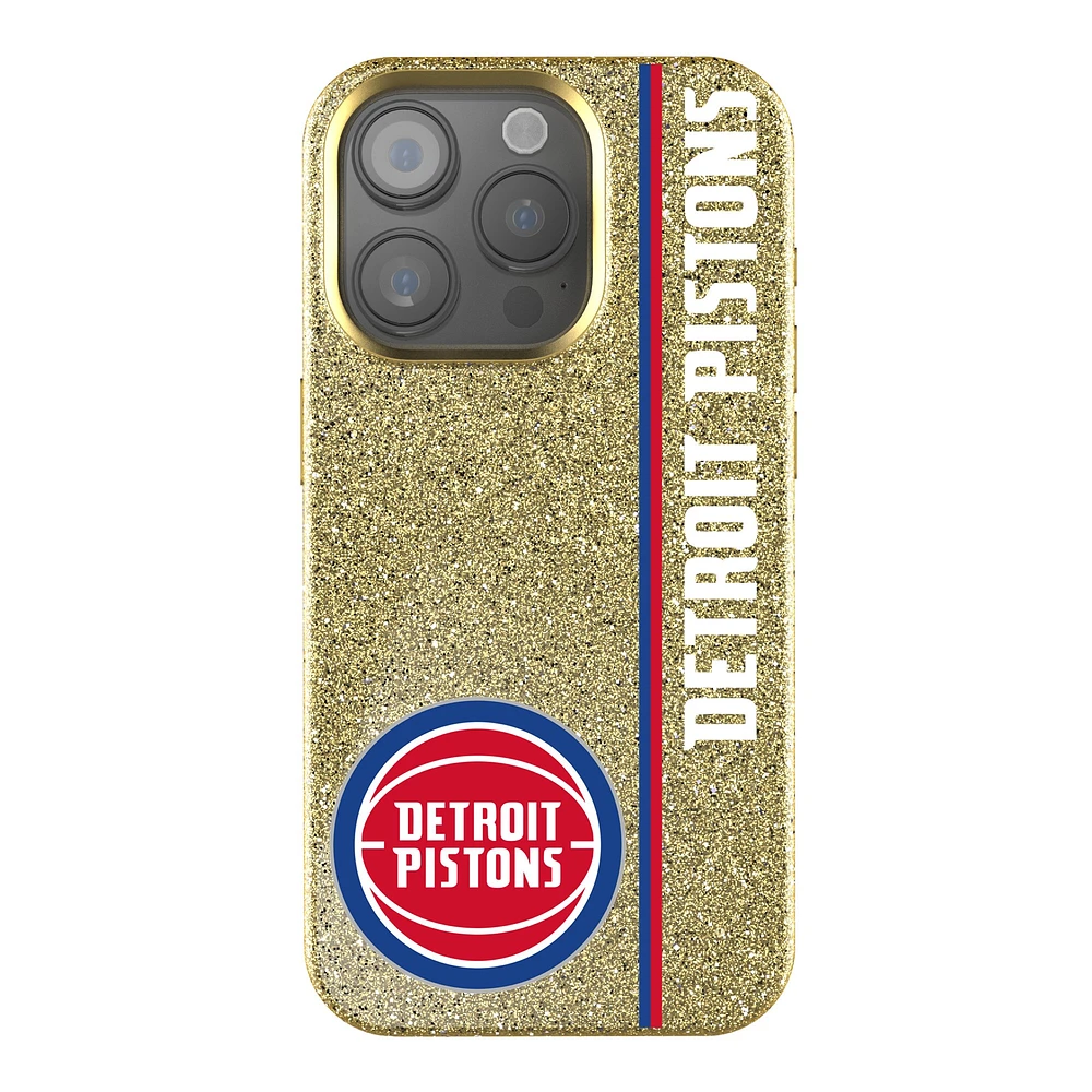 Keyscaper Detroit Pistons Sidebar Gold Bling iPhone Case