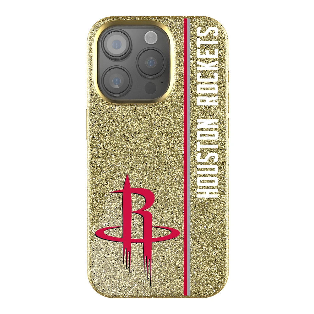 Keyscaper Houston Rockets Sidebar Gold Bling iPhone Case