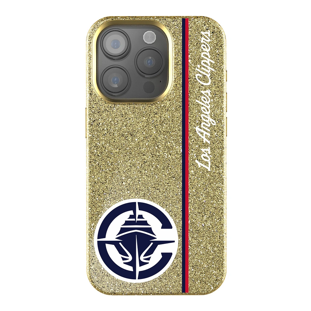 Keyscaper LA Clippers Sidebar Gold Bling iPhone Case