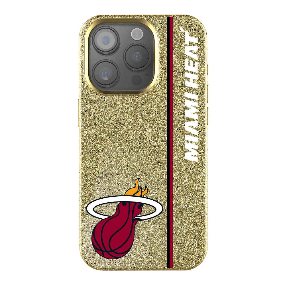 Keyscaper Miami Heat Sidebar Gold Bling iPhone Case