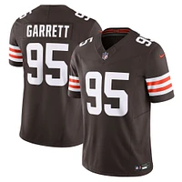 Men's Nike Myles Garrett Brown Cleveland Browns Team Vapor F.U.S.E. Limited Jersey