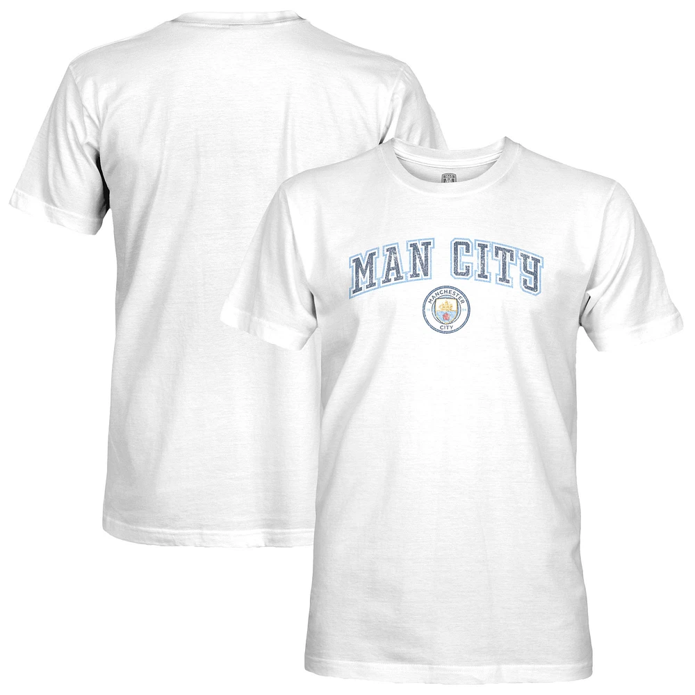 Men's 1863FC White Manchester City Athletic Wordmark T-Shirt