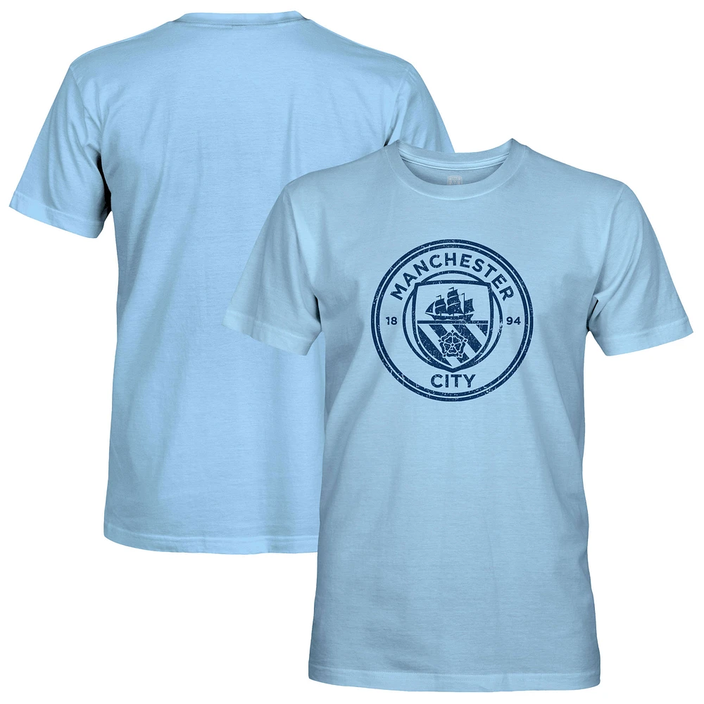 Men's 1863FC Sky Blue Manchester City Mono Badge T-Shirt