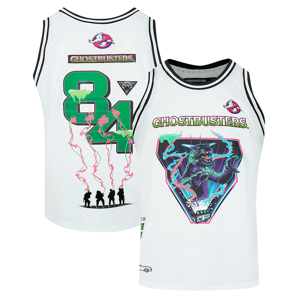 Men's Freeze Max White Ghostbusters The Team Basketball Jersey