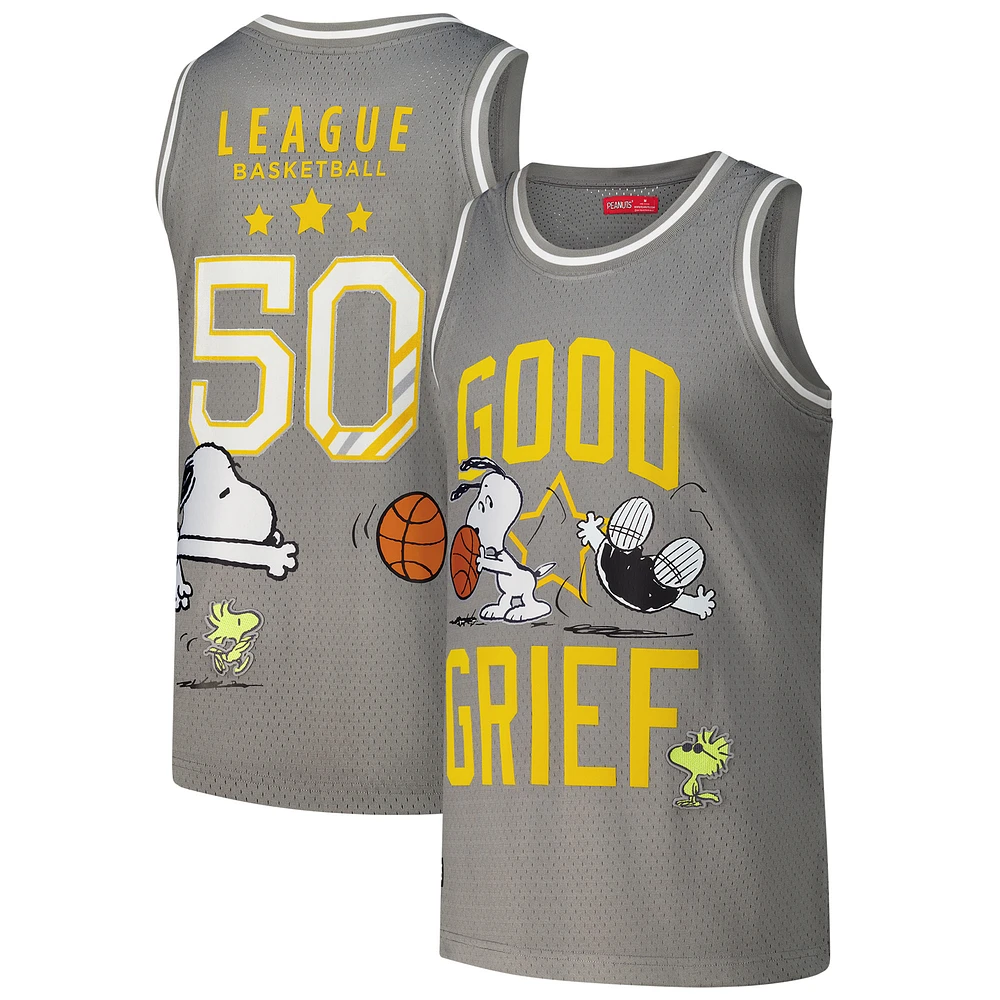 Men's Freeze Max Peanuts Good Grief Basketball Jersey
