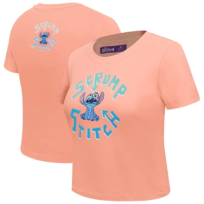 Women's Freeze Max Light Pink Lilo and Stitch Scrump Baby Doll T-Shirt