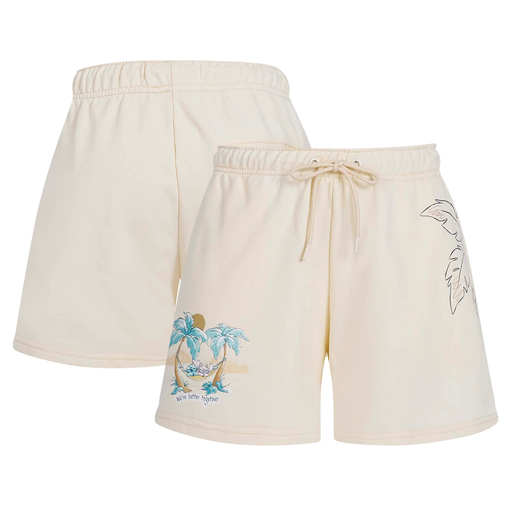 Women's Freeze Max Cream Lilo and Stitch Fleece Club Shorts
