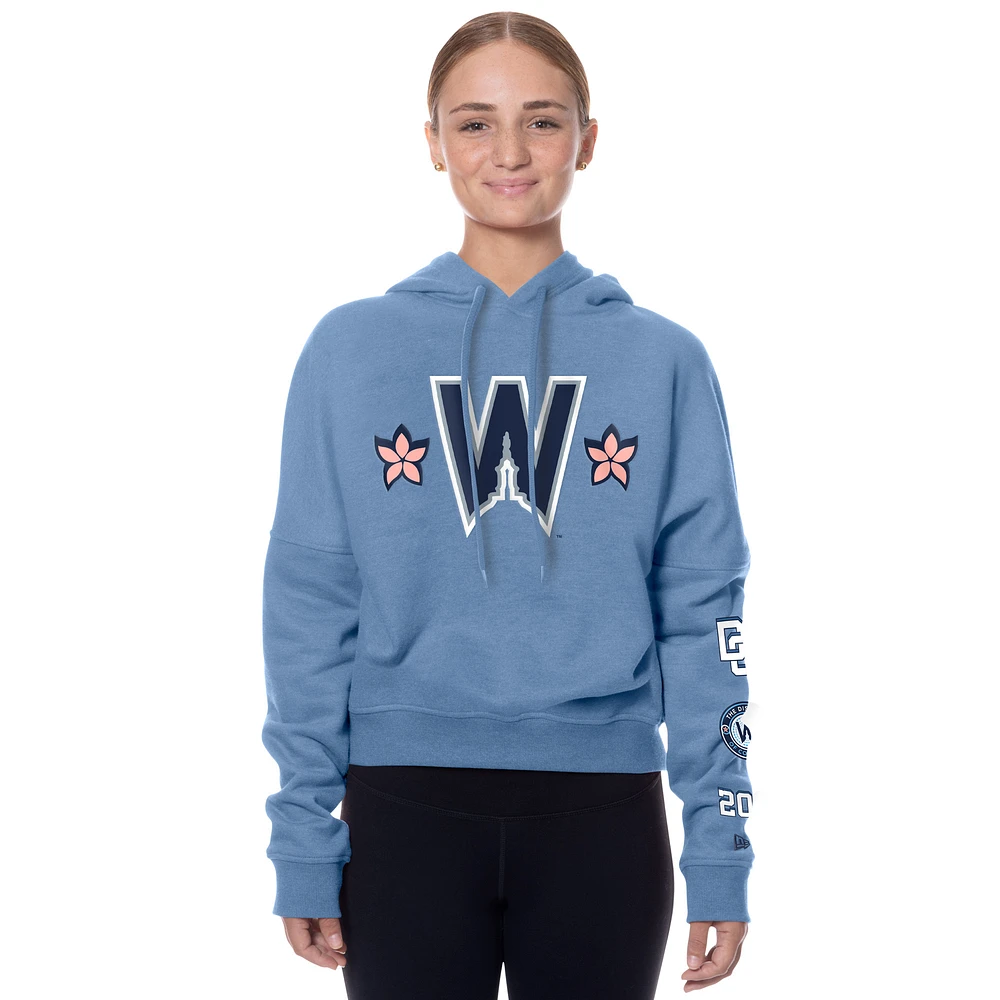 Women's New Era Blue Washington Nationals 2025 City Connect Pullover Hoodie