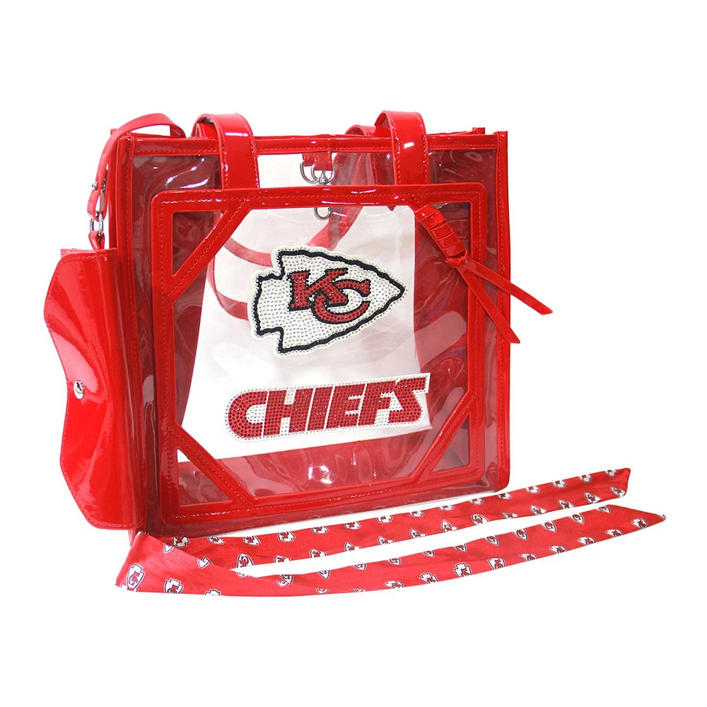 Cuce Kansas City Chiefs Clear Tote Bag