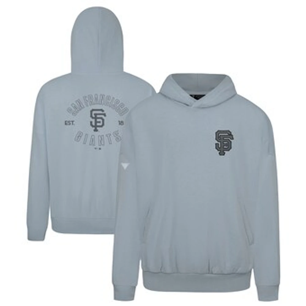 Men's Levelwear Gray San Francisco Giants Contact Abyssal Pullover Hoodie