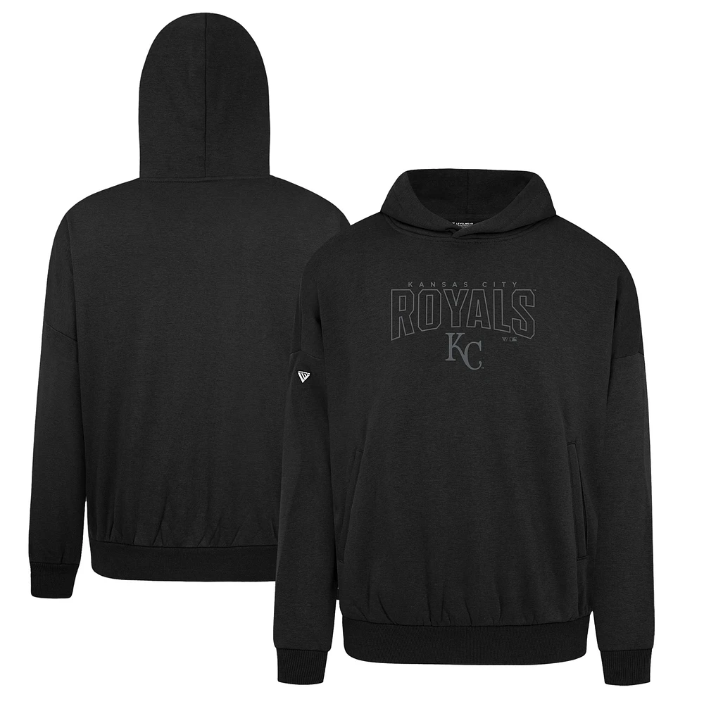 Men's Levelwear Kansas City Royals Contact Darkmoon Pullover Hoodie