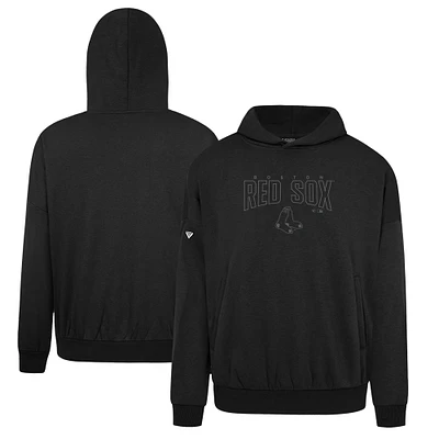 Men's Levelwear Black Boston Red Sox Contact Darkmoon Pullover Hoodie