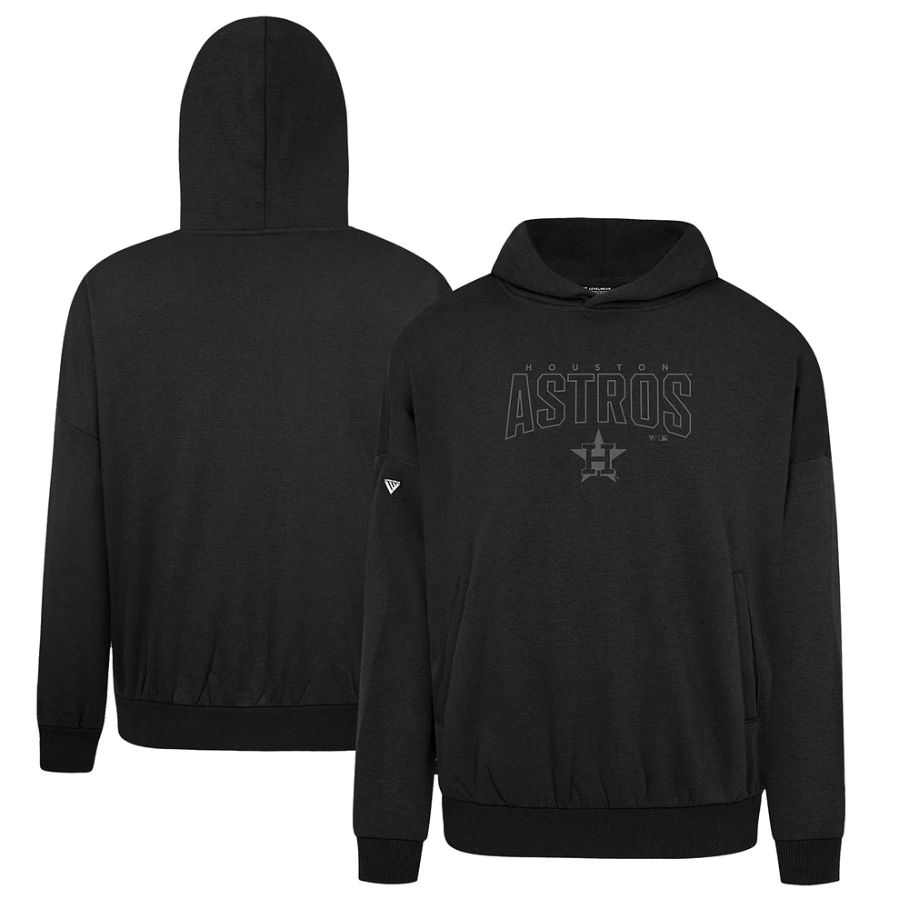 Men's Levelwear Houston Astros Contact Darkmoon Pullover Hoodie
