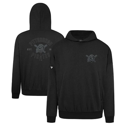 Men's Levelwear Black Pittsburgh Pirates Contact Nightfall Pullover Hoodie