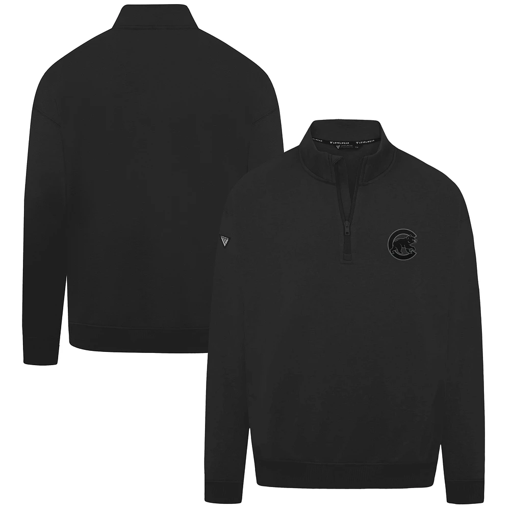 Men's Levelwear Chicago Cubs Murray Nightfall Quarter-Zip Top