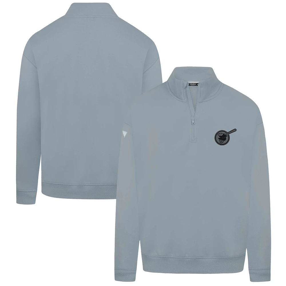 Men's Levelwear Gray San Diego Padres Murray Nightfall Quarter-Zip Top