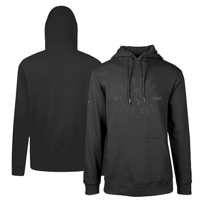 Men's Levelwear Black Boston Red Sox Podium Abyssal Pullover Hoodie