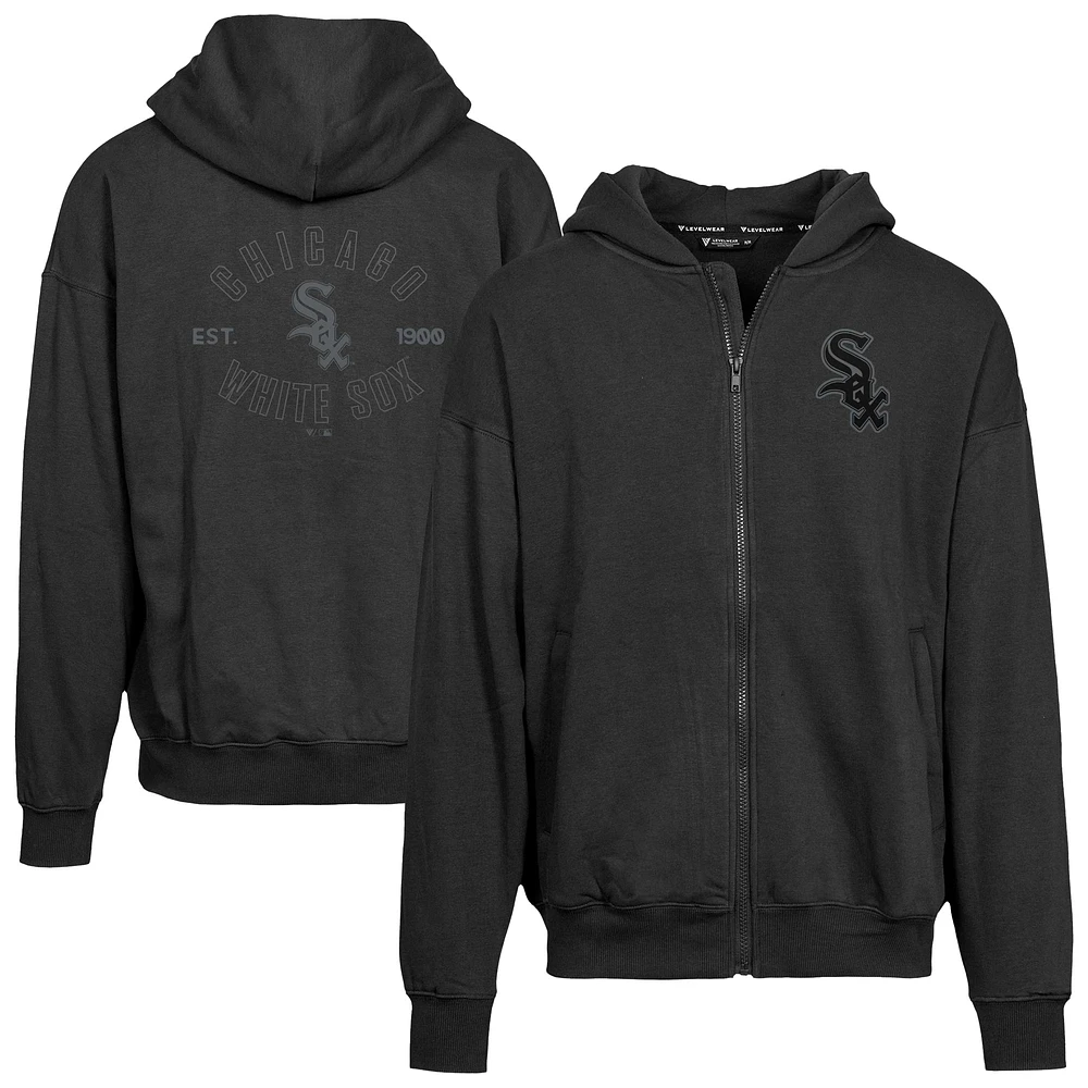 Men's Levelwear Chicago White Sox Uphill Abyssal Full-Zip Hoodie