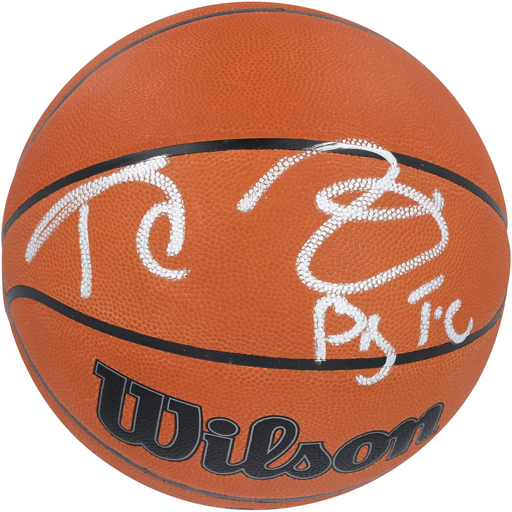 Kevin Garnett Minnesota Timberwolves Autographed Wilson Official Game Basketball with "The Big Ticket" Inscription