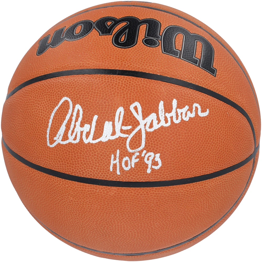 Kareem Abdul-Jabbar Los Angeles Lakers Autographed Wilson Official Game Basketball with "HOF 95" Inscription