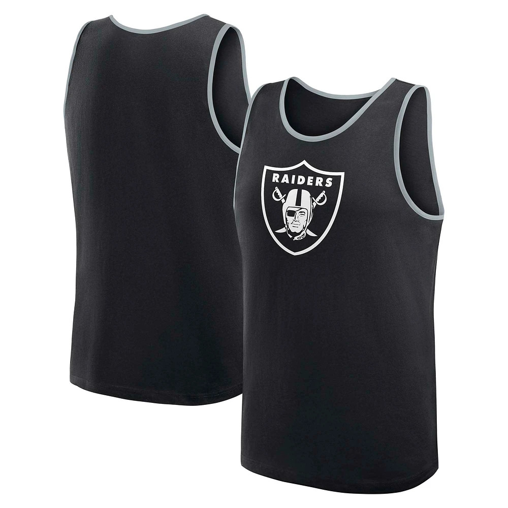 Men's Logo Athletic Black Las Vegas Raiders Unmatched Success Tank Top