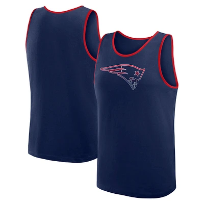 Men's Logo Athletic Navy New England Patriots Unmatched Success Tank Top